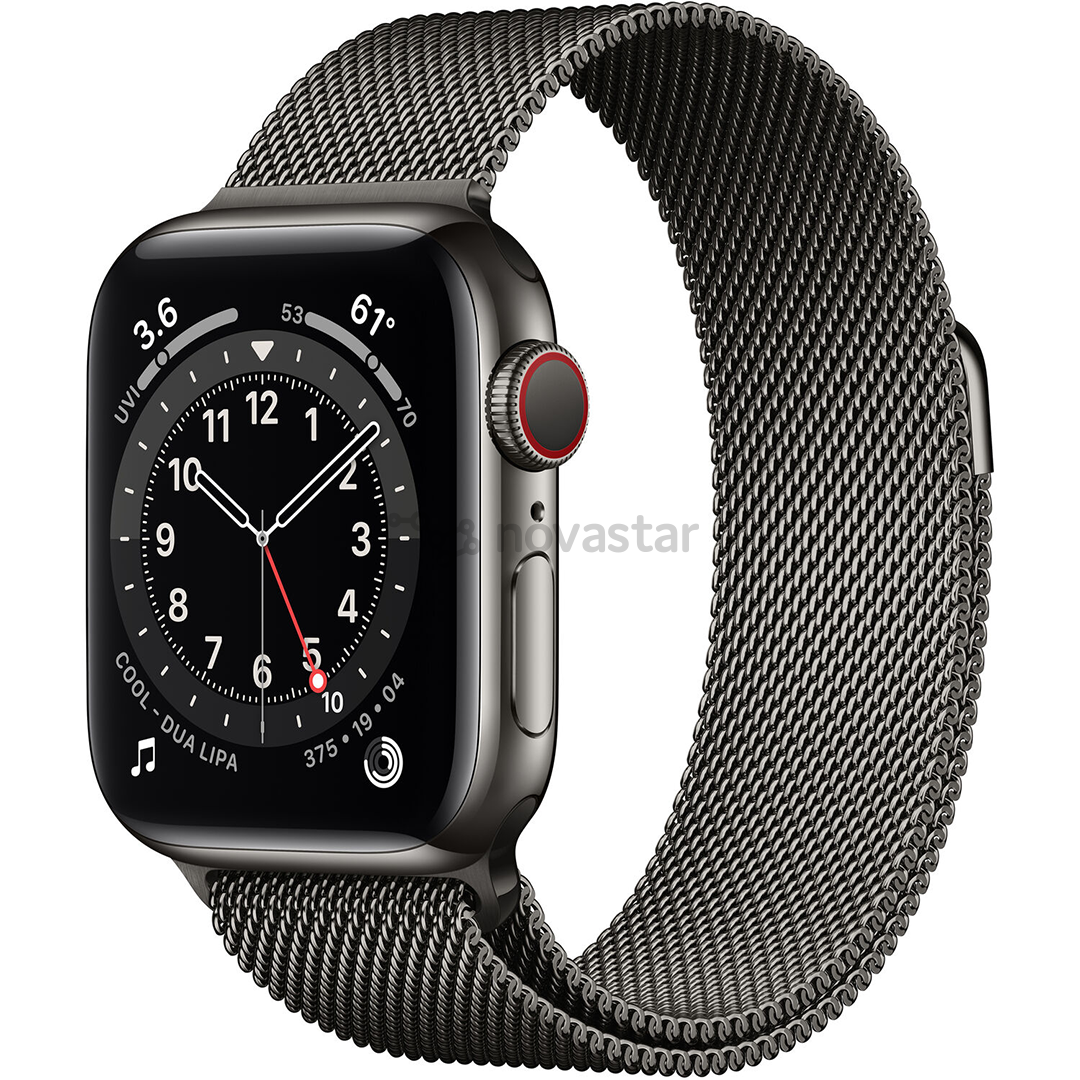 Išmanusis laikrodis Apple Watch 6 GPS + LTE, 40mm, Space Gray/Black