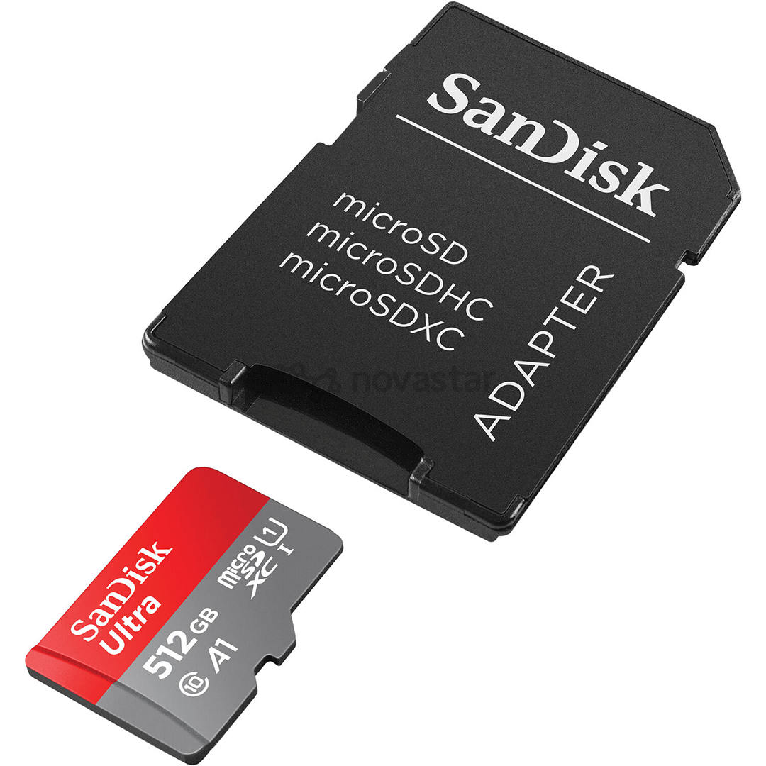 Atminties kortelė Sandisk MicroSDXC 512GB + SD adapteris