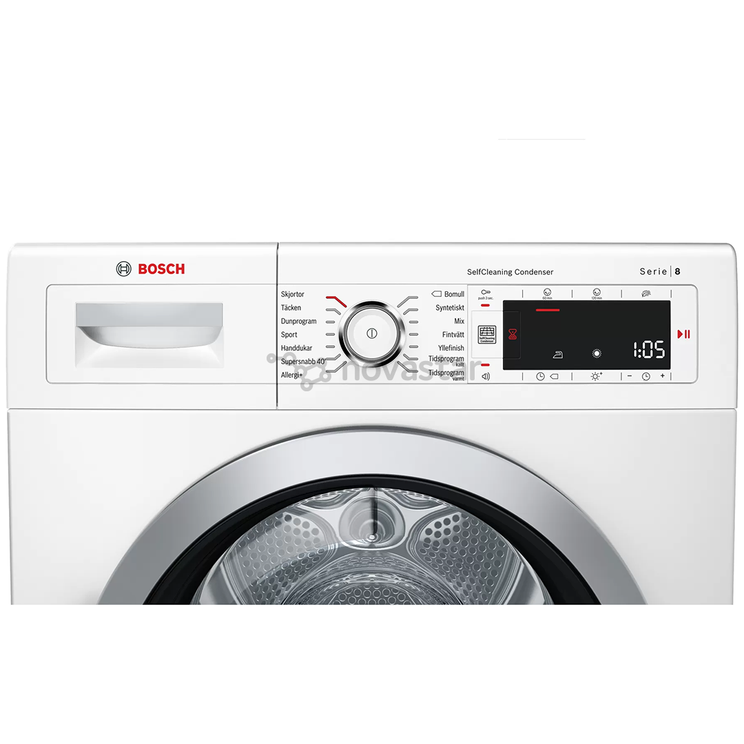 Džiovyklė Bosch WTW8758LSN