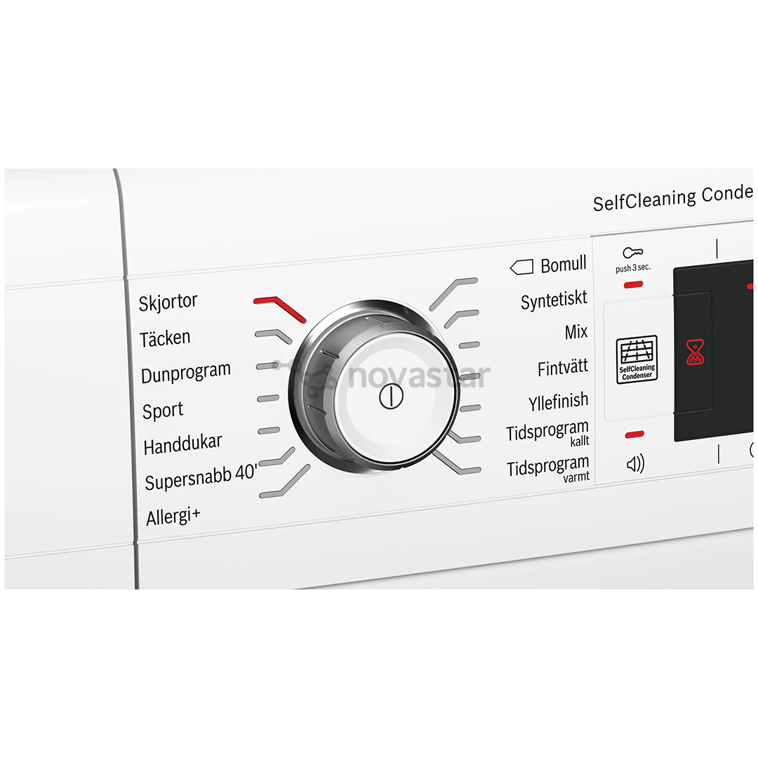Džiovyklė Bosch WTW8758LSN