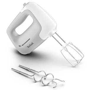 Tefal Prep'Mix, 450 W, white/grey - Hand mixer