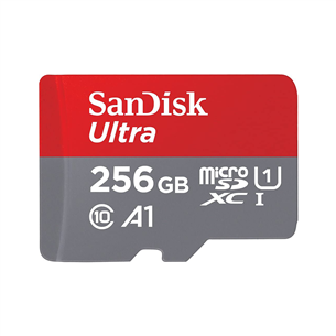 Atminties kortelė Sandisk MicroSDXC 256GB + SD adapteris SDSQUA4-256G-GN6MA