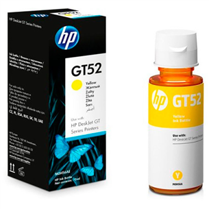 Rašalo kasetė HP GT52, geltona