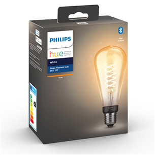 Philips Hue white Filament, E27, белый - Умная лампа