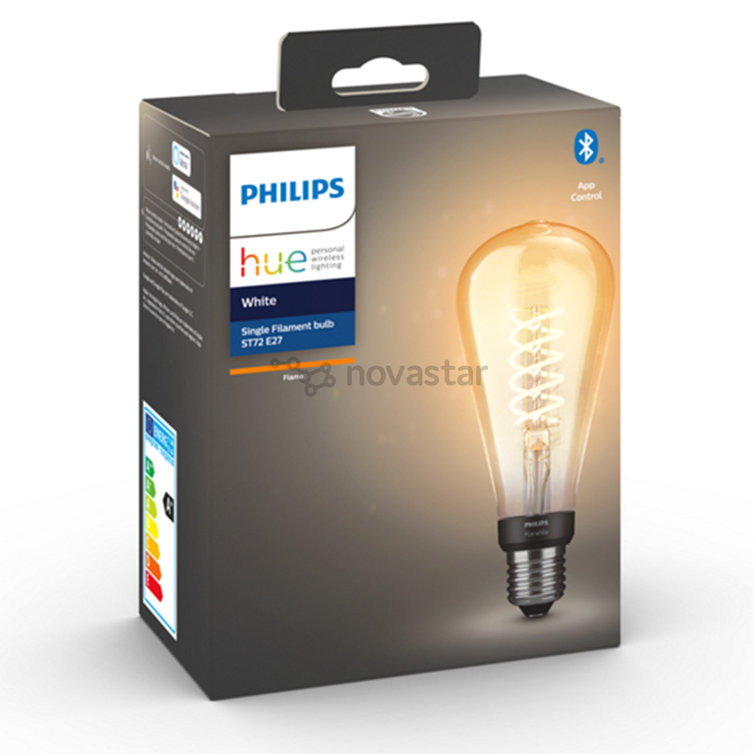 Philips Hue white Filament, E27, белый - Умная лампа