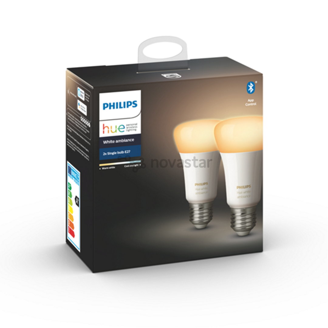 Lemputė Philips E27 8.5W 806lm 2tk BT