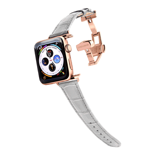 Dirželis Longvadon Apple Watch 38/40, misty/gold