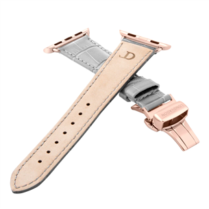 Dirželis Longvadon Apple Watch 38/40, misty/gold