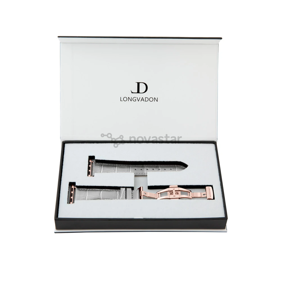 Dirželis Longvadon Apple Watch 38/40, misty/gold