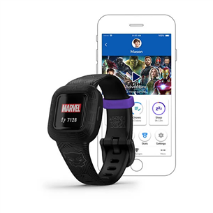 Išmanioji apyrankė Garmin Vívofit jr. 3, Black Panther