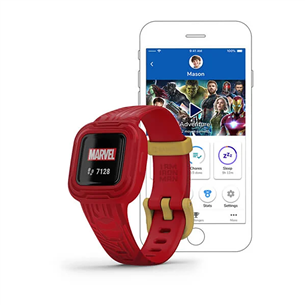 Išmanusis laikrodis Garmin Vivofit Junior 3, Iron Man