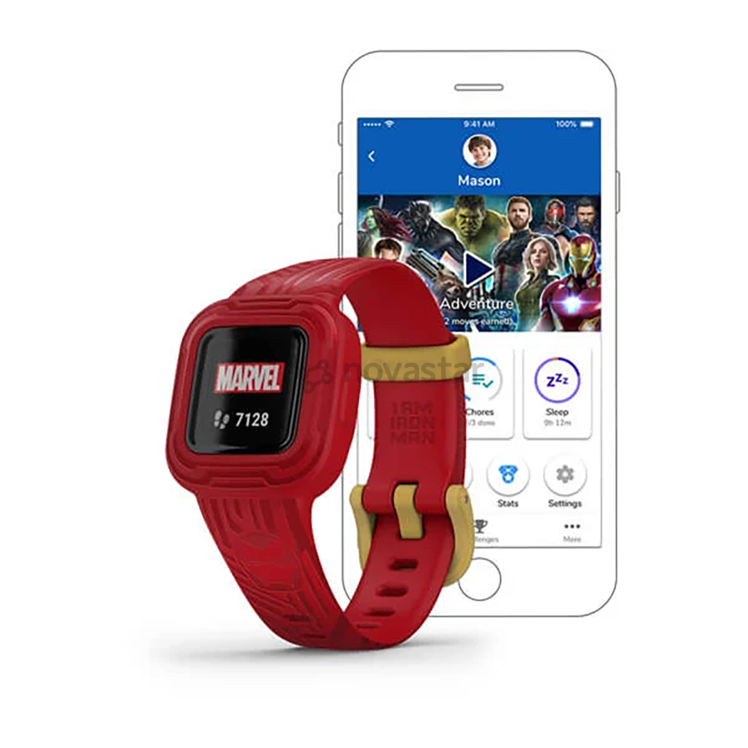Išmanusis laikrodis Garmin Vivofit Junior 3, Iron Man