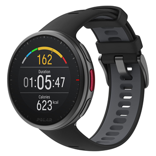 Išmanusis laikrodis Polar Vantage Black + Širdies ritmo diržas Polar H10