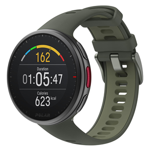 Išmanusis laikrodis Polar Vantage V2, Dark green + Širdies ritmo diržas Polar H10