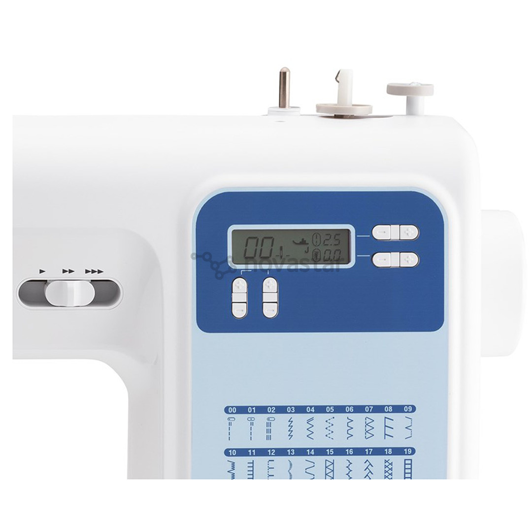 Brother, white/blue - Sewing machine