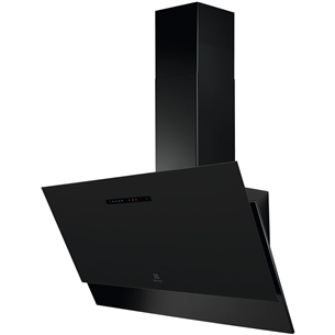 Electrolux, 700 m³/h, width 89.8 cm, black - Cooker Hood