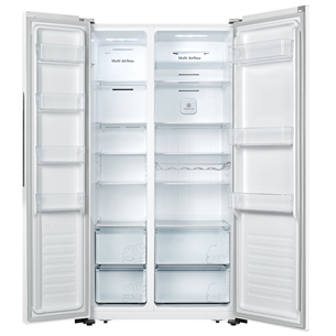 Hisense, NoFrost, 519 L, height 179 cm, white - SBS Refrigerator