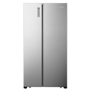 Hisense, NoFrost, 519 L, height 179 cm, silver - SBS Refrigerator