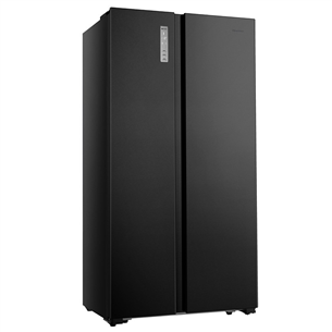 Hisense, NoFrost, 519 L, height 179 cm, black - SBS Refrigerator