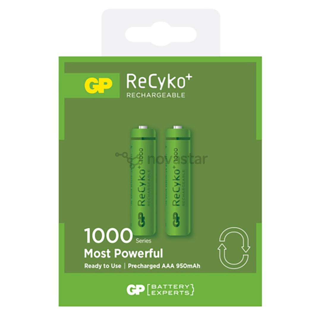 Įkraunama baterija GP AAA, 1000mAh, 2vnt