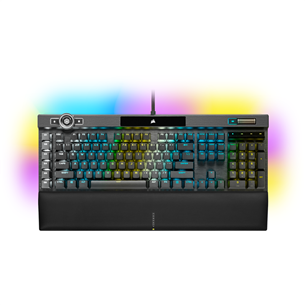 Klaviatūra Corsair K100 RGB Cherry MX Speed Black, SWE