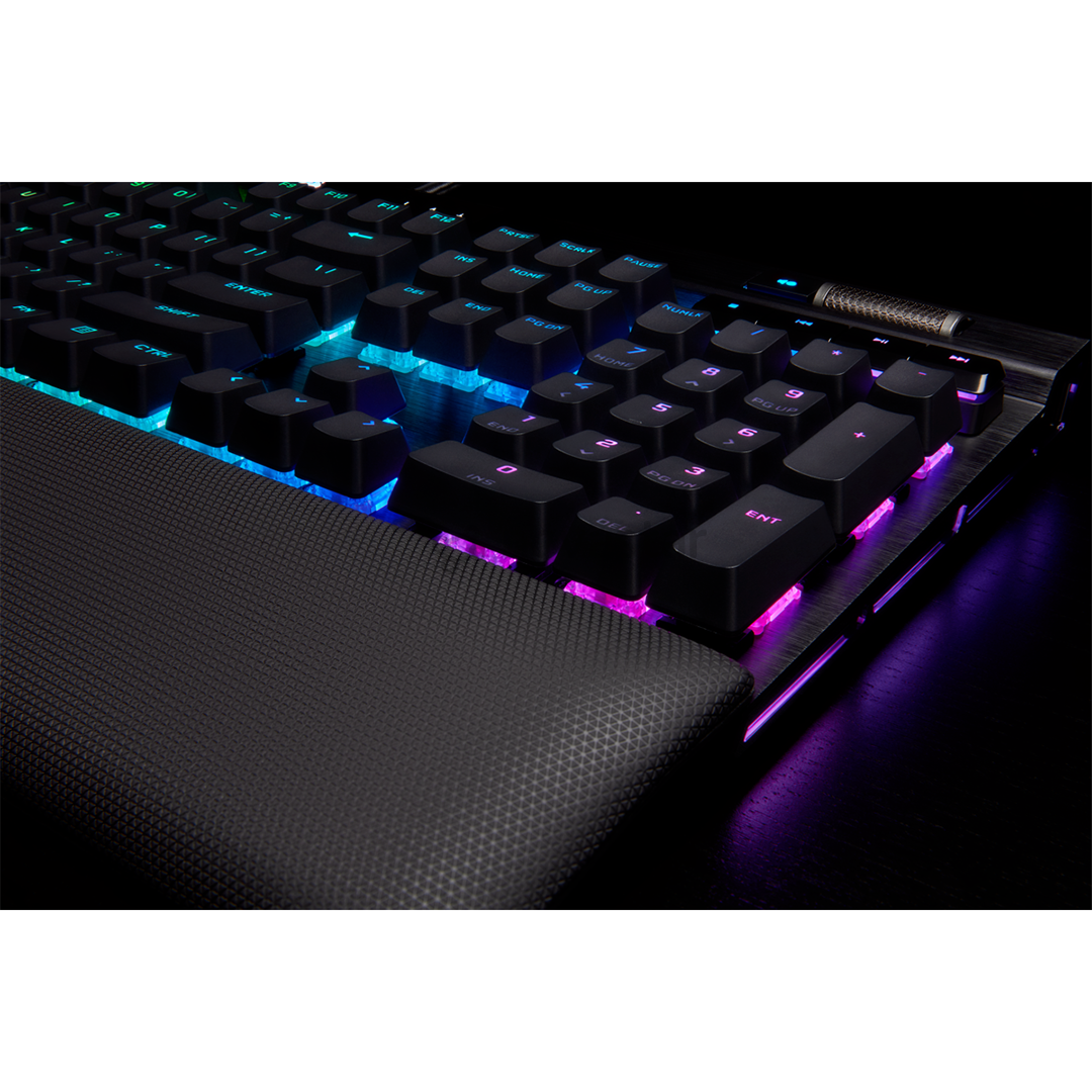 Klaviatūra Corsair K100 RGB Cherry MX Speed Black, SWE