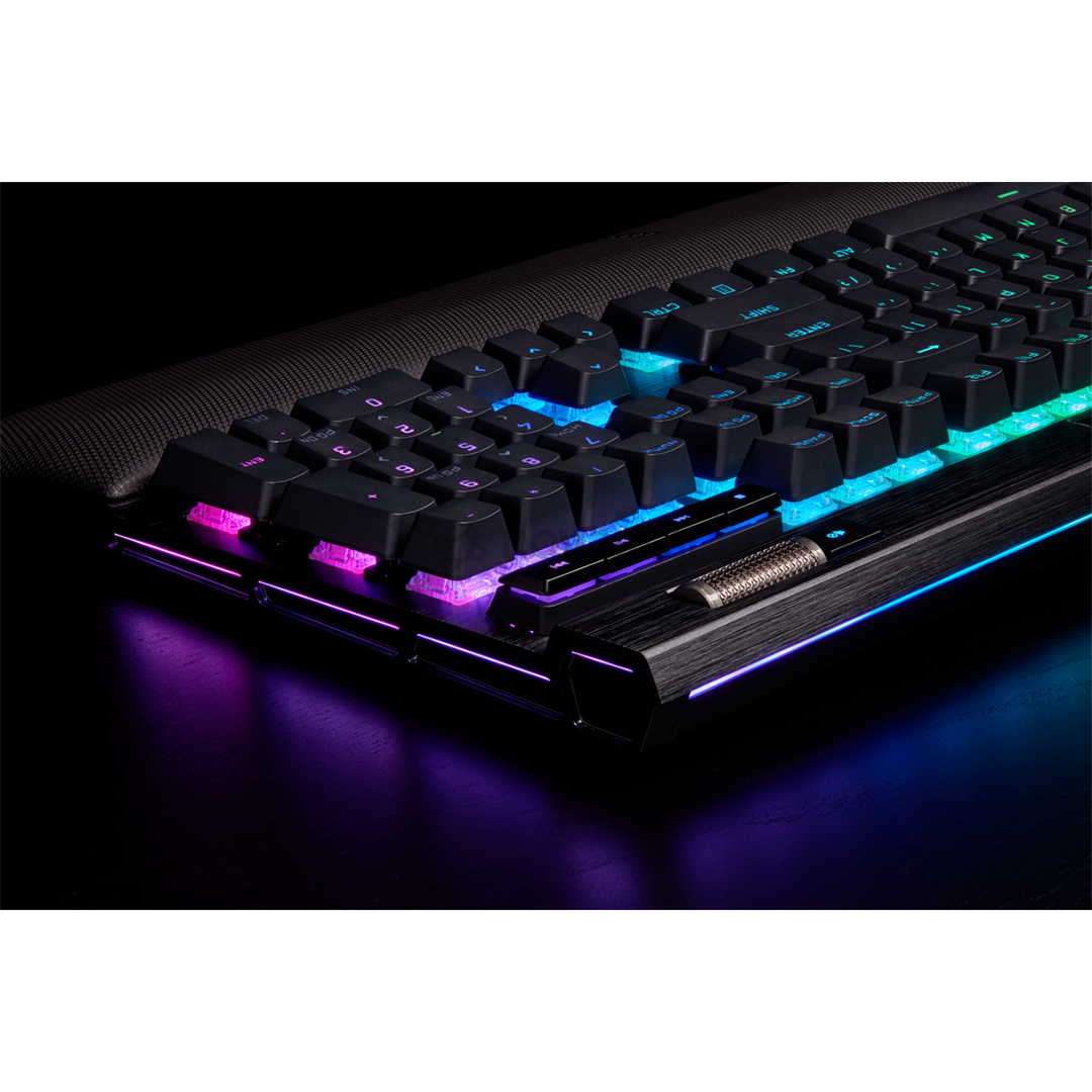 Klaviatūra Corsair K100 RGB Cherry MX Speed Black, SWE