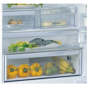 Whirlpool, 395 L, height 194 cm - Built-in Refrigerator