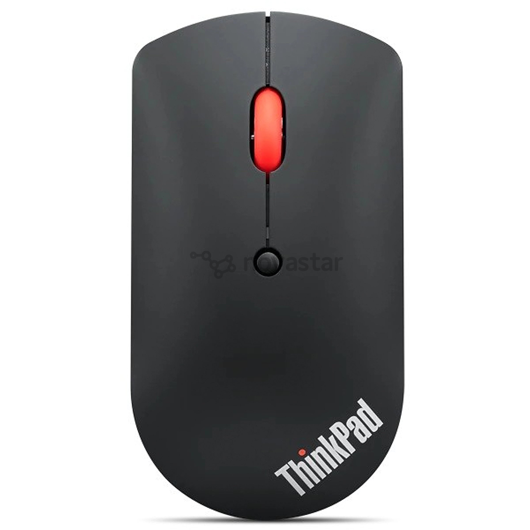 Pelė Lenovo ThinkPad Silent, Belaidė, juoda