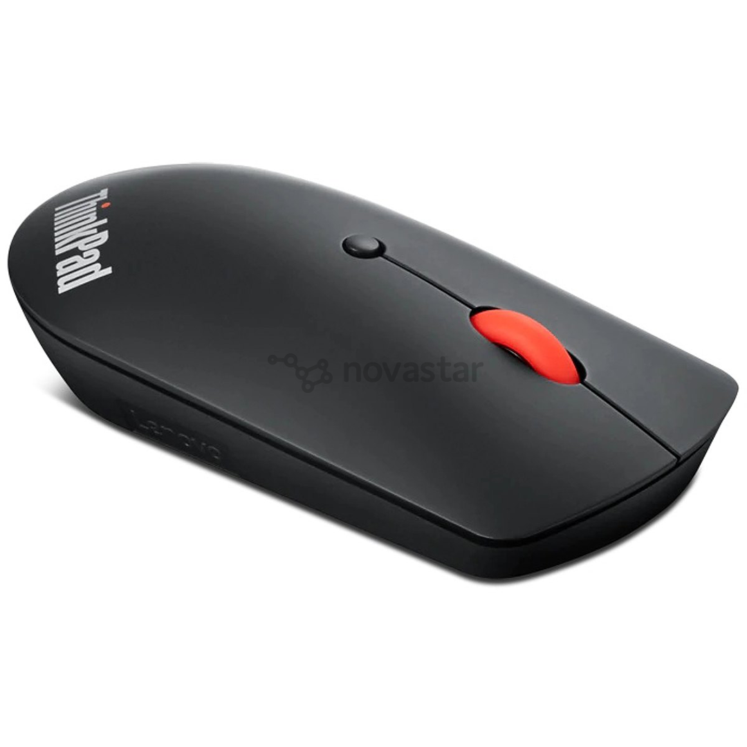 Pelė Lenovo ThinkPad Silent, Belaidė, juoda