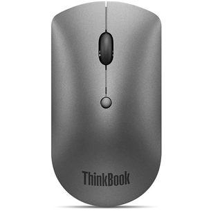 Pelė Lenovo ThinkBook Silent, Belaidė, pilka