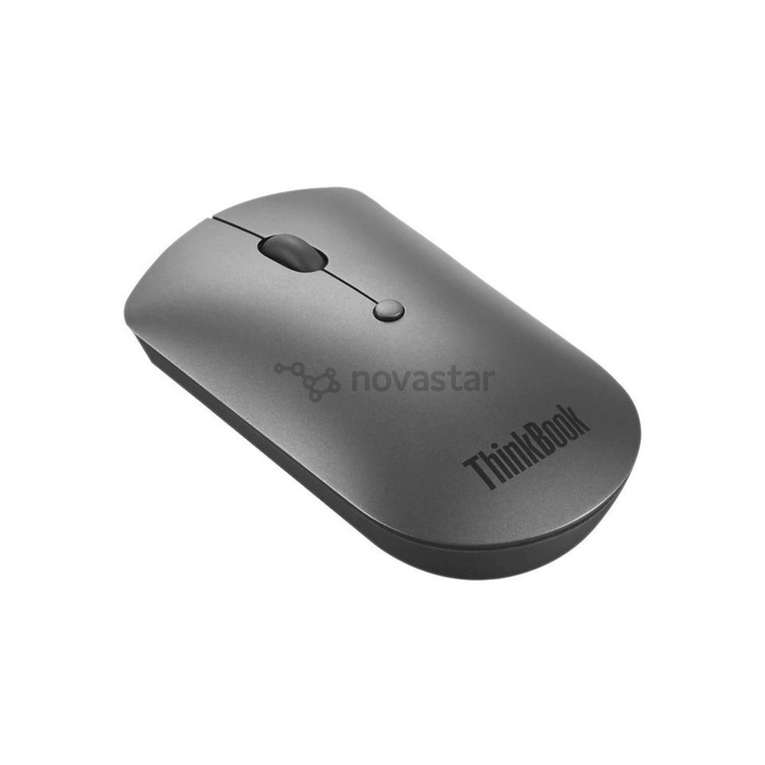 Pelė Lenovo ThinkBook Silent, Belaidė, pilka