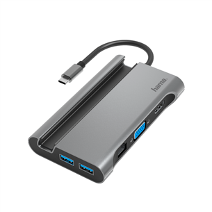 Šakotuvas Hama USB-C -3xUSB-A/USB-C/VGA/HDMI/LAN