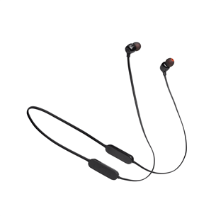 Ausinės JBL T125, Belaidės, Juodos JBLT125BTBLK