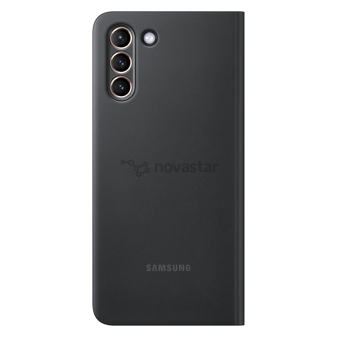 Dėklas Samsung Galaxy S21+ Clear View, Juodas