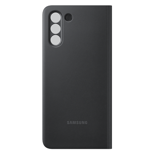 Dėklas Samsung Galaxy S21+ Clear View, Juodas