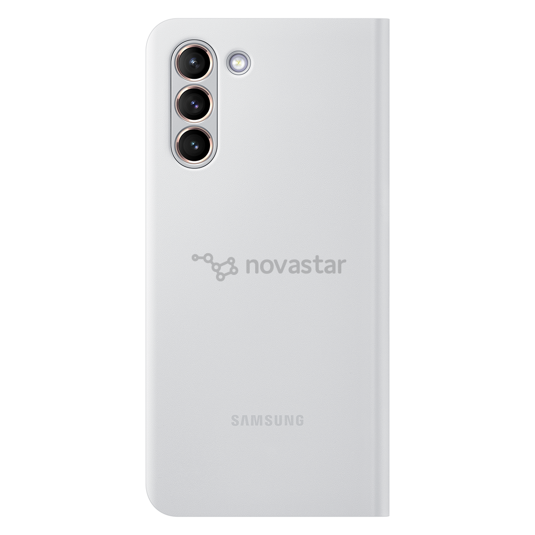 Dėklas Samsung Galaxy S21 Smart LED, Pilkas