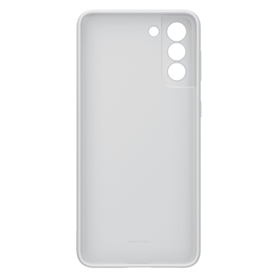 Dėklas Samsung Galaxy S21+, Silikoninis, Pilkas