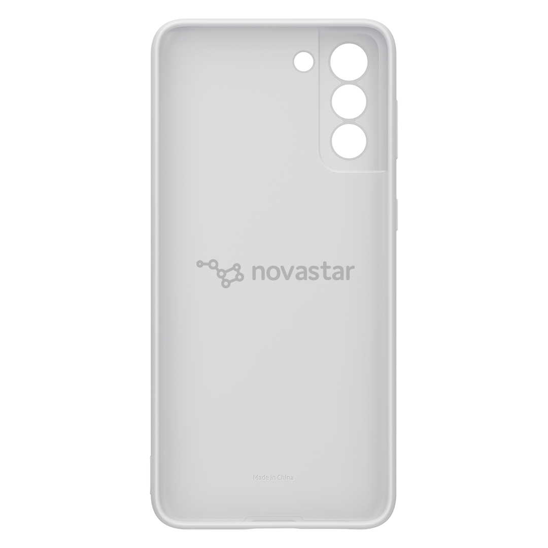 Dėklas Samsung Galaxy S21+, Silikoninis, Pilkas