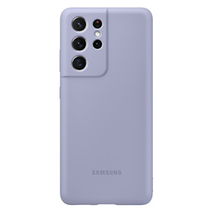 Dėkliukas Samsung Galaxy S21 Ultra, Silikoninis, Violetinis