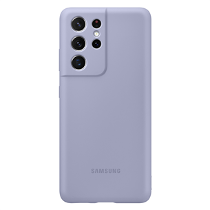 Dėkliukas Samsung Galaxy S21 Ultra, Silikoninis, Violetinis