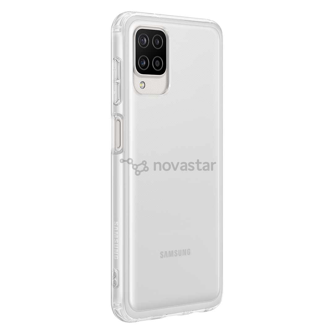 Dėklas Samsung Galaxy A12, Skaidrus