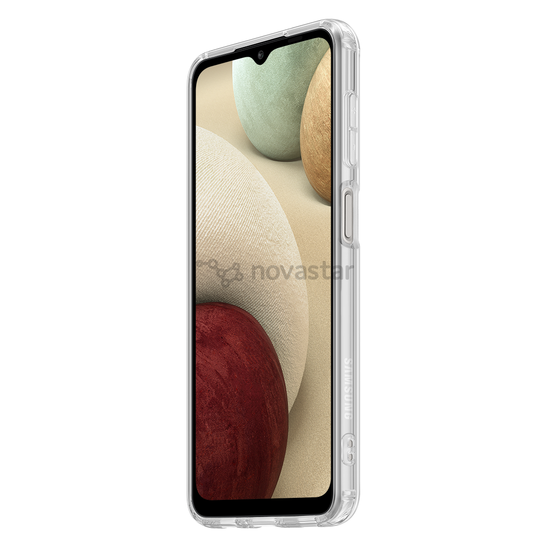 Dėklas Samsung Galaxy A12, Skaidrus