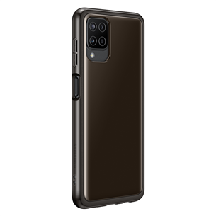 Dėklas Samsung Galaxy A12, Juodas