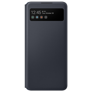 Dėklas Samsung Galaxy A42 Smart S View, Juodas EF-EA426PBEGEE