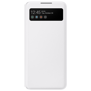 Dėklas Samsung Galaxy A42 Smart S View, Baltas