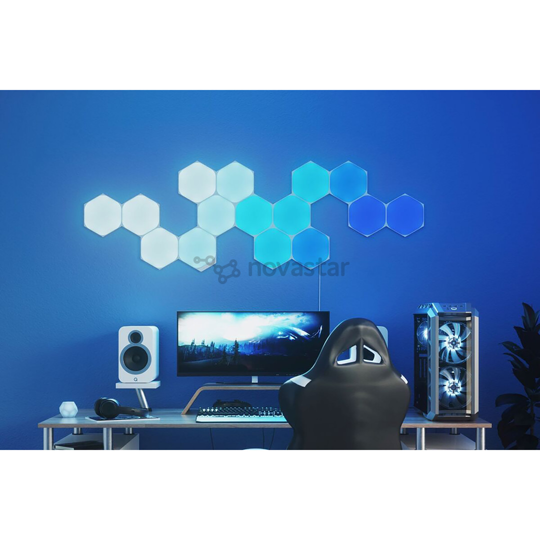 Nanoleaf Shapes Hexagons, 9 panels, white - Smart Lights Starter Kit