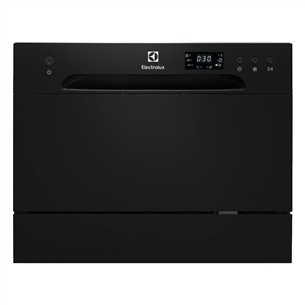 Electrolux, 6 комплектов посуды, черный - Настольная посудомоечная машина ESF2400OK