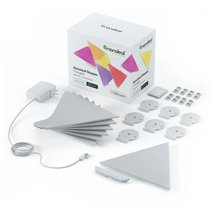 Nanoleaf Shapes Triangles, 9 panels, white - Smart Lights Starter Kit NL47-0002TW-9PK