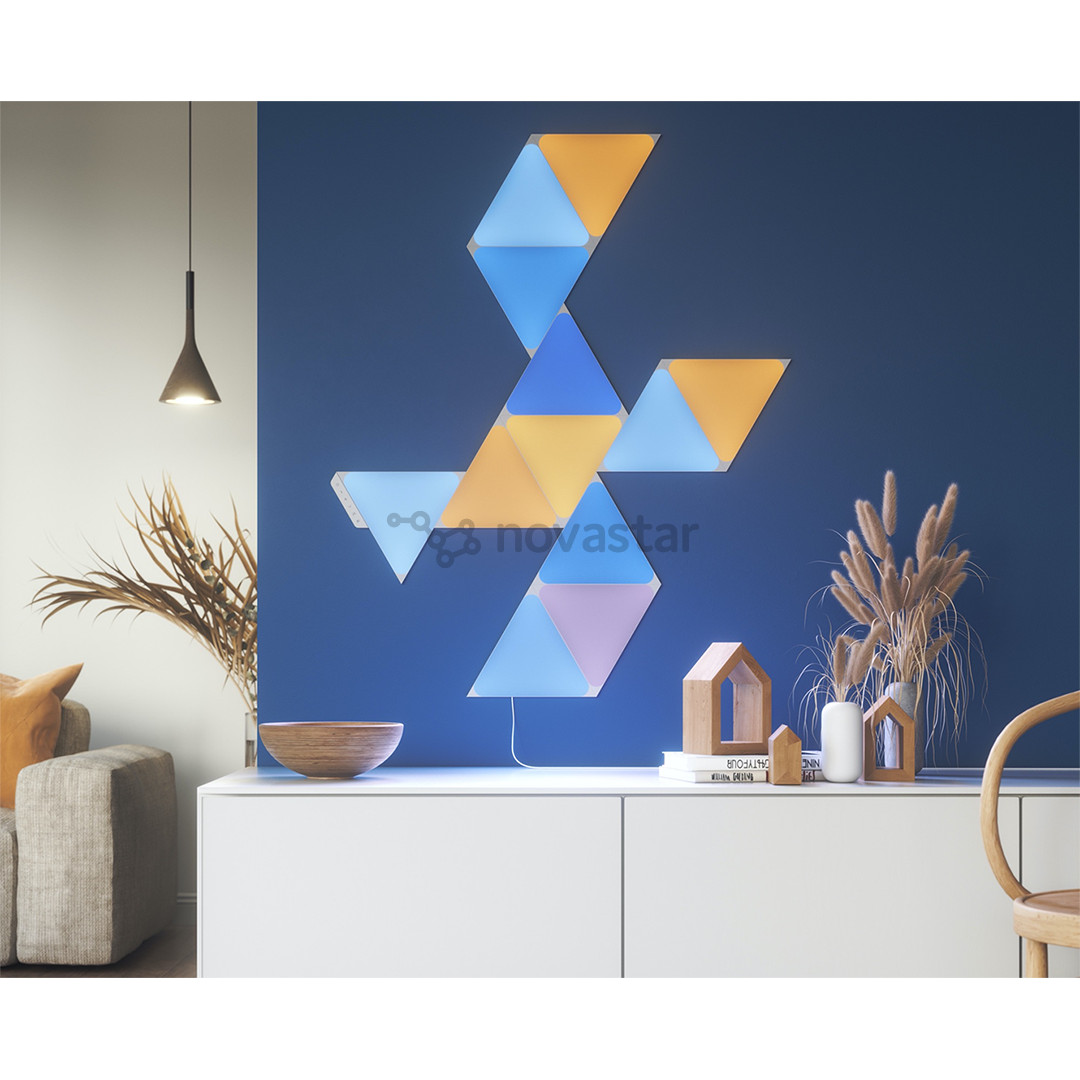 Nanoleaf Shapes Triangles, 9 panels, white - Smart Lights Starter Kit
